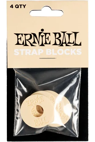 Ernie Ball 5624 Резиновые фиксаторы ремня (стреплоки) 4 шт.