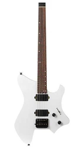 EART GW2 Stealth Arctic White Электрогитара безголовая (headless).